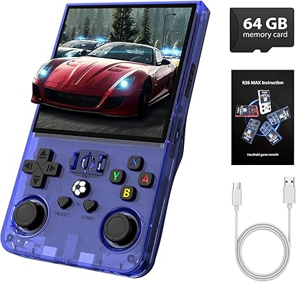 R36MAX Retro Handheld Gaming Console