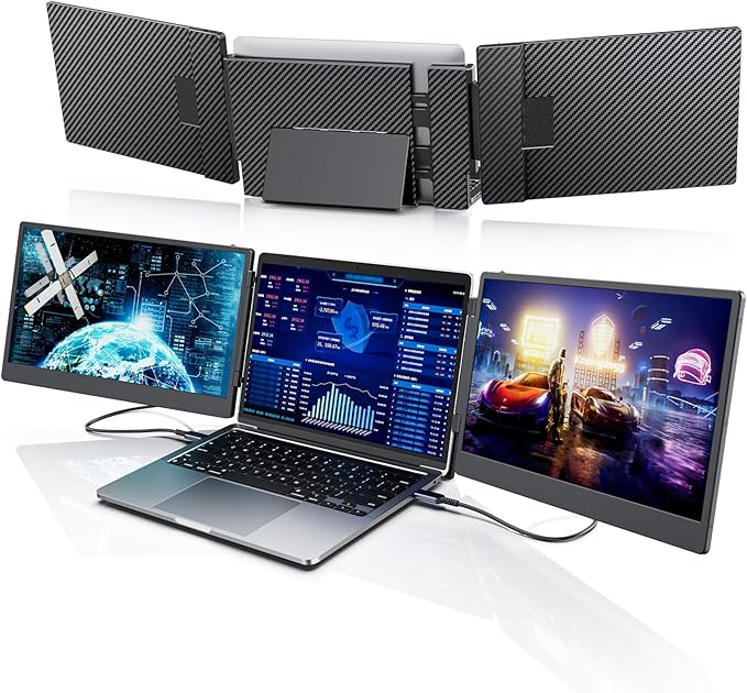14″ Laptop Screen Extender, Portable Dual Monitor